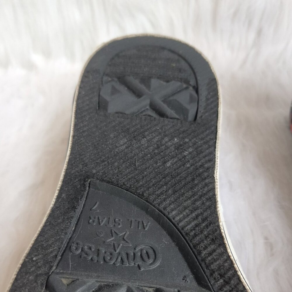 Converse CT All Star Size US MENS 7 WOMENS 9 Anarchy BLACK/RED - Picture 9 of 13